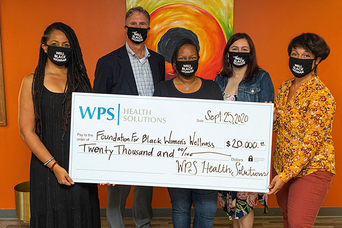 WPS Health Solutions donates $20,000 to The Foundation for Black Women’s Wellness to improve health and reduce disparities
