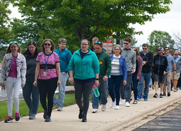 WPS Employees Participating in Walk to Remember