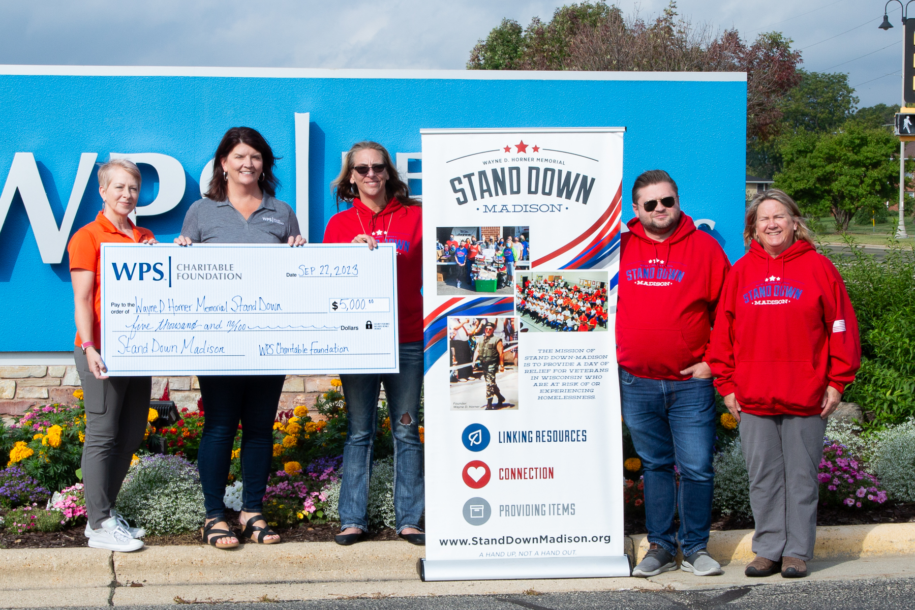 WPS Charitable Foundation donates to Stand Down Madison
