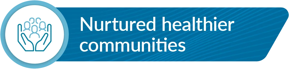 Nurtured healthier communities