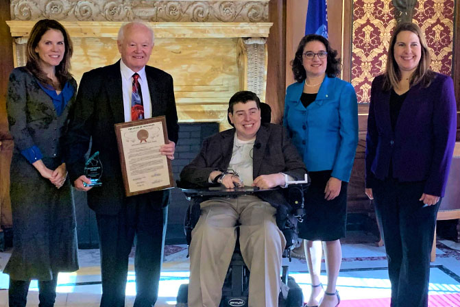 WPS Board member John Matthews receives Hometown Hero Award
