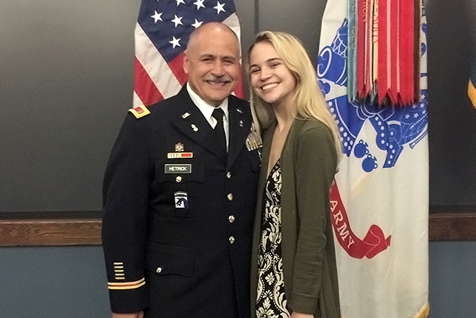 Terry Hetrick and his daughter, Raegan