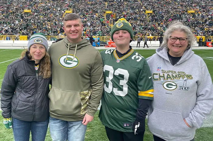 Army Col. Izzy Thompson and family