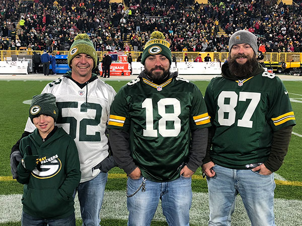 Dustin Crane saluted Monday for Operation Fan Mail