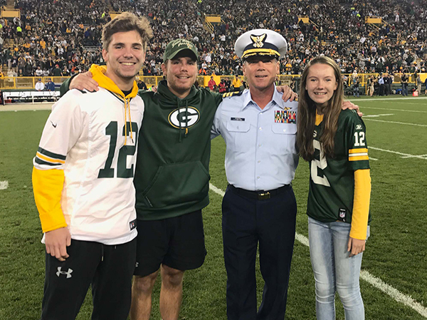 Commander Mark Graboski saluted for Operation Fan Mail