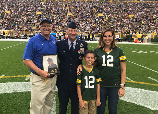 John and Scott Riester saluted for Operation Fan Mail