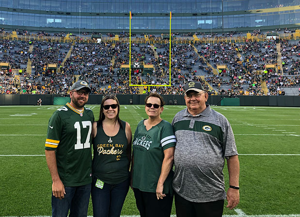 Terry Stinemates saluted for Operation Fan Mail