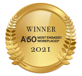 WINNER a\50 Most engaged workplaces