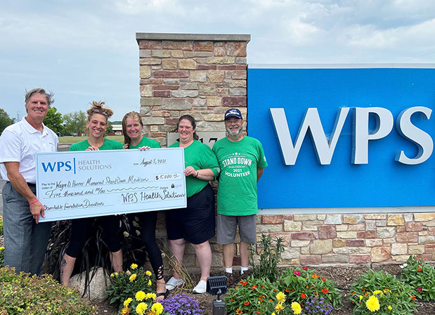 WPS Charitable Foundation helps raise money for 
Wayne D. Horner Memorial Stand Down Madison
