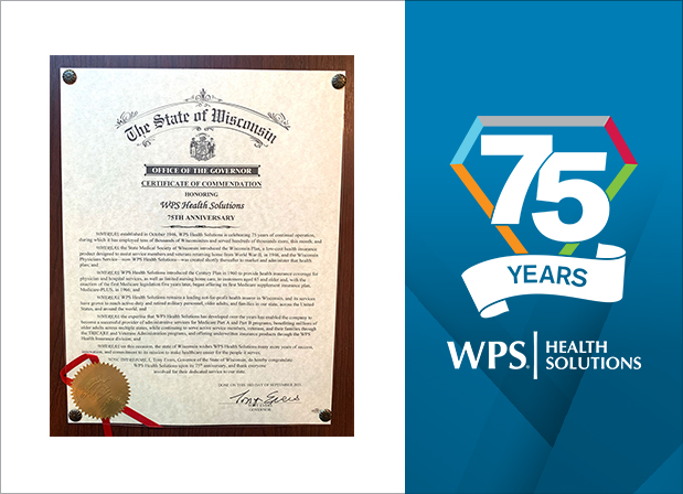 WPS Health Solutions celebrates 75 years in business