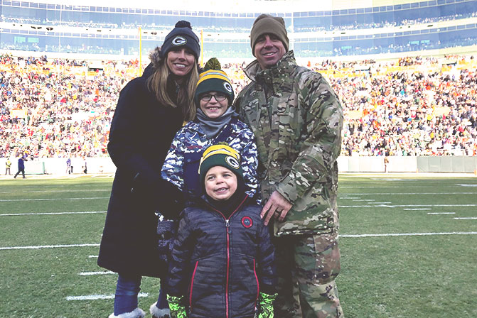 Packers, WPS Health Solutions salute Aaron Thornsen for Operation Fan Mail
