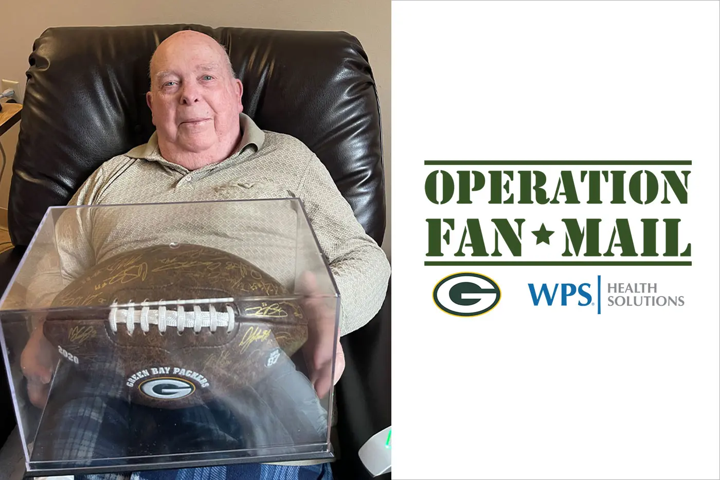 Army veteran Bob Washkuhn saluted for Operation Fan Mail