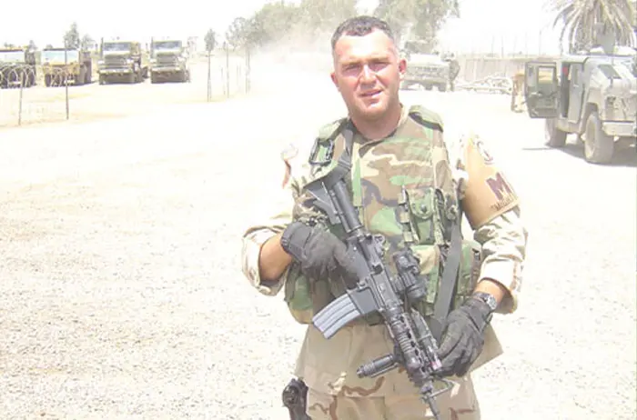 Army veteran Adam Gossens