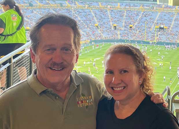Air Force veteran Rob Sehi saluted by WPS Health Solutions and the Packers