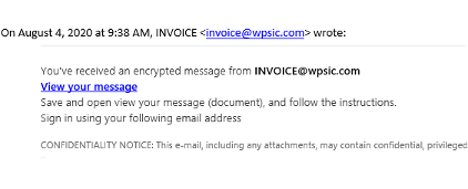Security Alert: Phishing Scam 