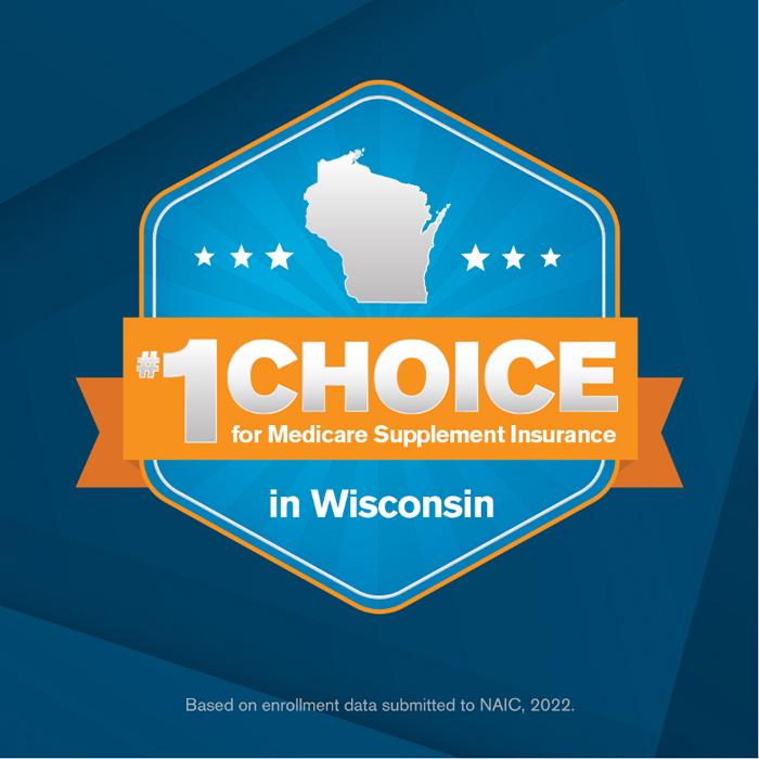WPS Health Insurance® is the No. 1 choice for Medicare supplement insurance in Wisconsin