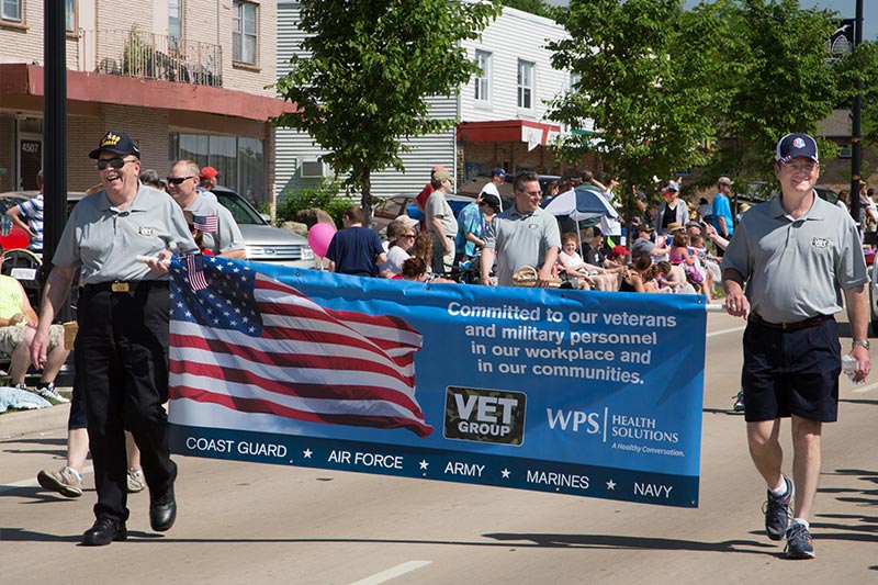WPS Veterans in parade